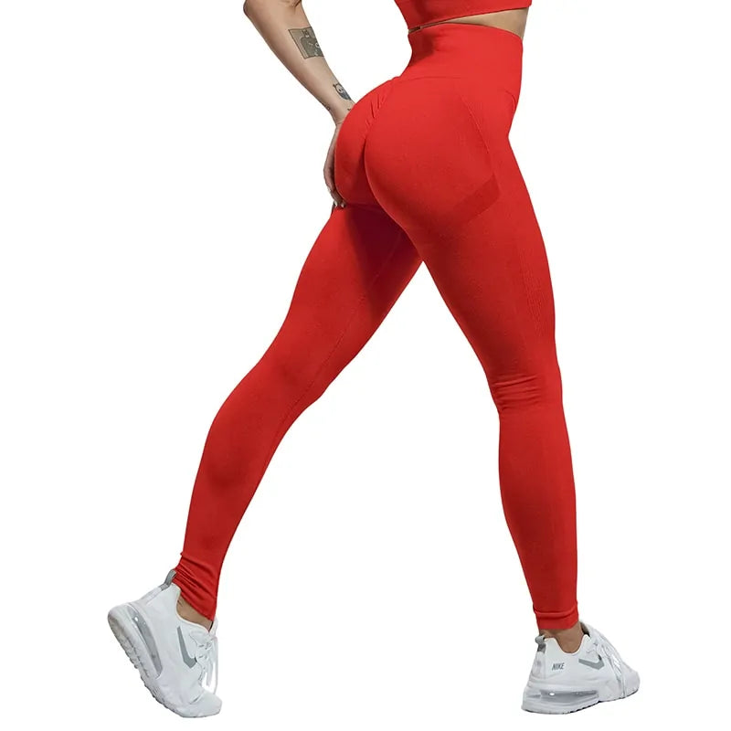 Leggings deportivos ajustados de cintura alta para mujer