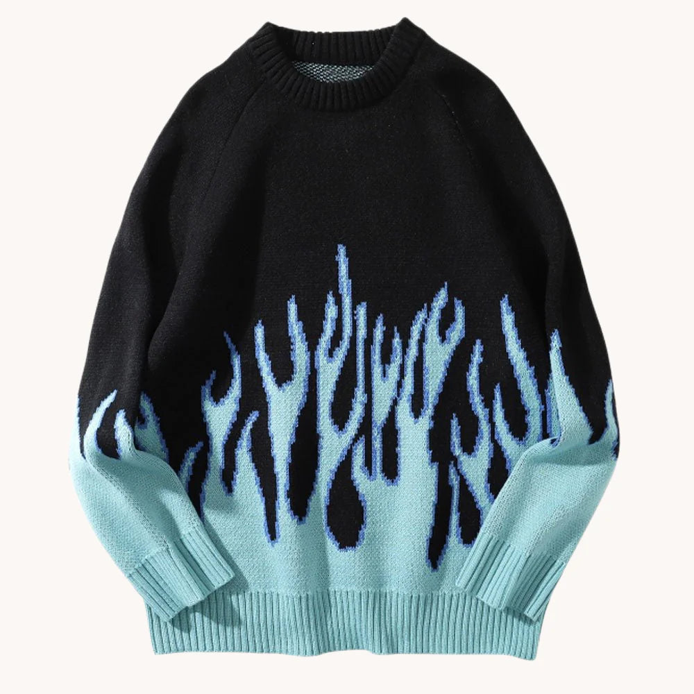 Fire Knitted Sweater