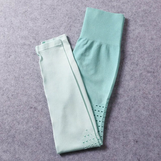 Aquamarine Sculpt Ombre Legging