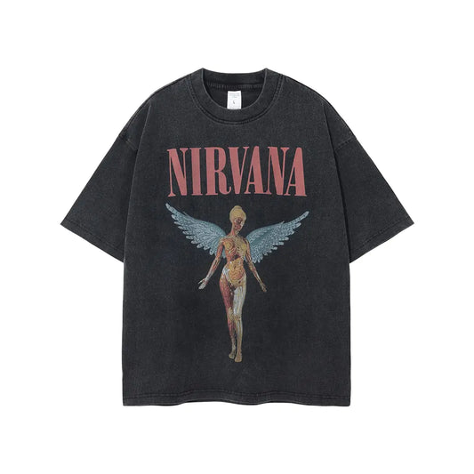 Nirvana In Utero Grunge Oversized Tshirts